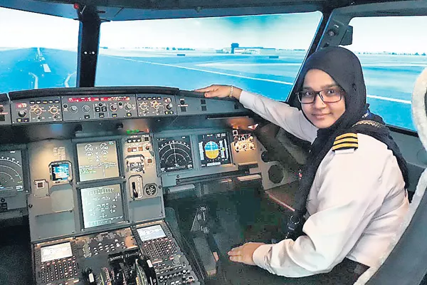 pilot salwa fathima story - Sakshi