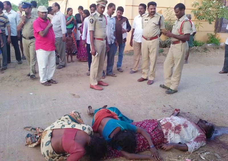 Relatives Killed Two Men With Old Faction - Sakshi