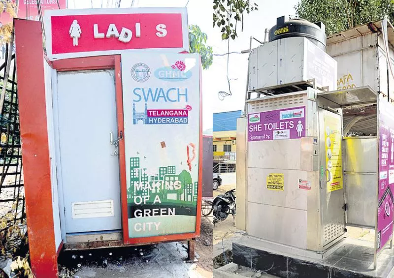 Hyderabad's Public Toilets Reek With Dirt And Lack Of Water Supply - Sakshi