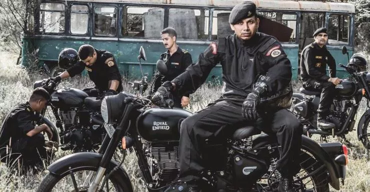 Royal Enfield to auction Stealth Black Classic 500 bikes used by NSG commandos for charity - Sakshi