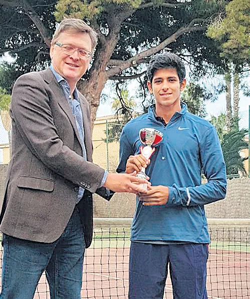 apuroop wins mens open tennis title - Sakshi