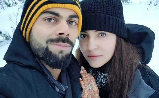 Virat Kohli in holiday mode before South Africa tour, wife Anushka Sharma shares honeymoon picture - Sakshi