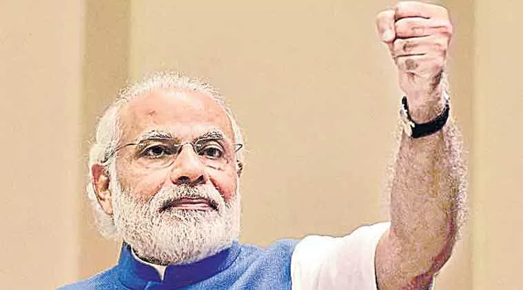 If Lok Sabha polls were held today, Modi will win with overwhelming majority, finds Times Group's mega online poll - Sakshi