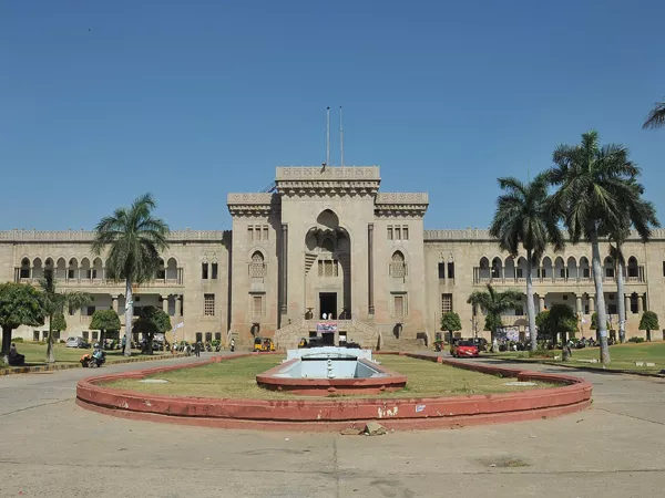 lambadi students dharna in osmania university - Sakshi