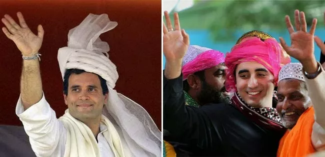 close similarities between rahul gandhi bilawal bhutto - Sakshi