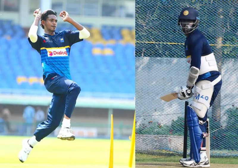 Sri lanka team practice for series winning - Sakshi