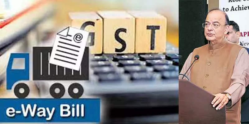 GST Council clears e-way bill mechanism; to be rolled out by June 1 next year - Sakshi