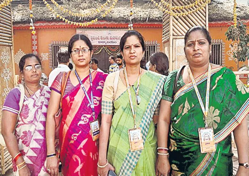 Women poets Concern In World Telugu Conference - Sakshi