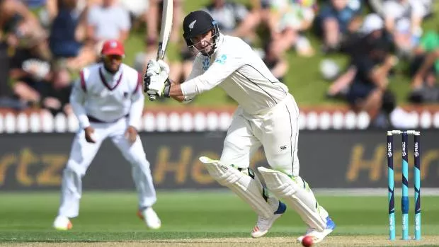 Grandhomme's 71-ball hundred is the second-fastest in Tests  for New Zealand - Sakshi