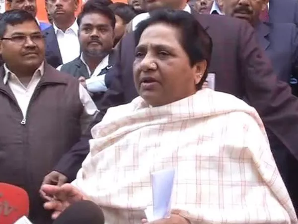 UP civic polls: BJP tampered with EVMs, alleges Mayawati - Sakshi