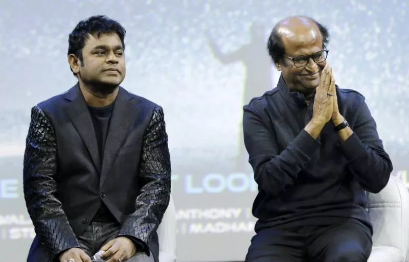 Rahman clarifies rumours about Superstar Rajini singing - Sakshi