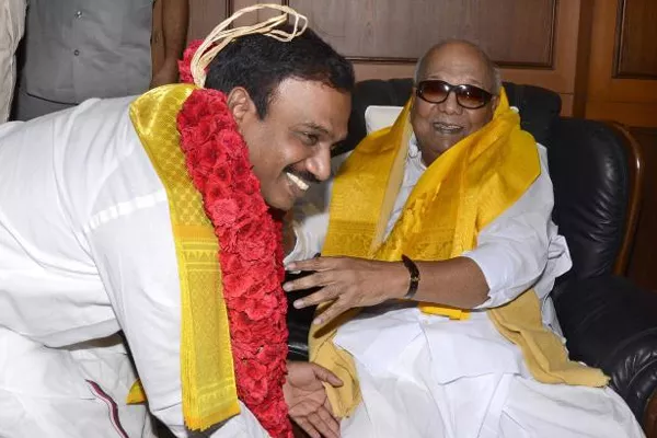 Raja Emotional Letter to Karunanidhi after 2G Verdict - Sakshi