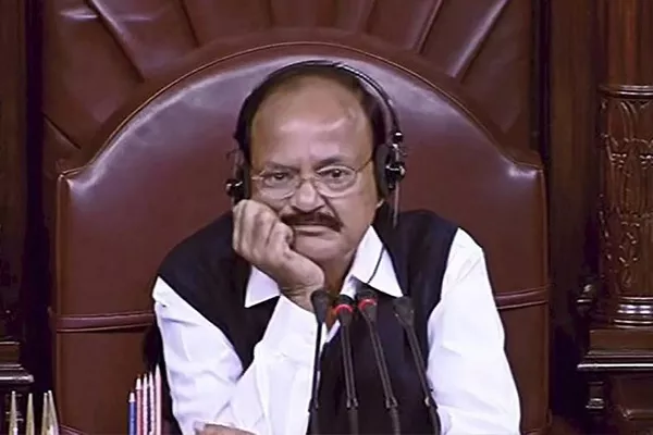 venkaiah naidu disappoint over Rajya Sabha Adjournments  - Sakshi