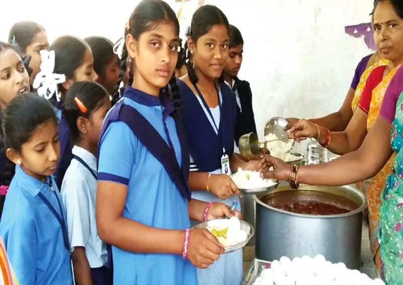 Nutrition food for kids in Kasturba Gandhi schools - Sakshi