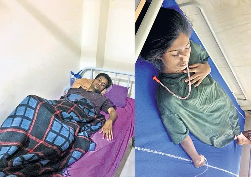 Lovers commit to suicide attempt with poison - Sakshi