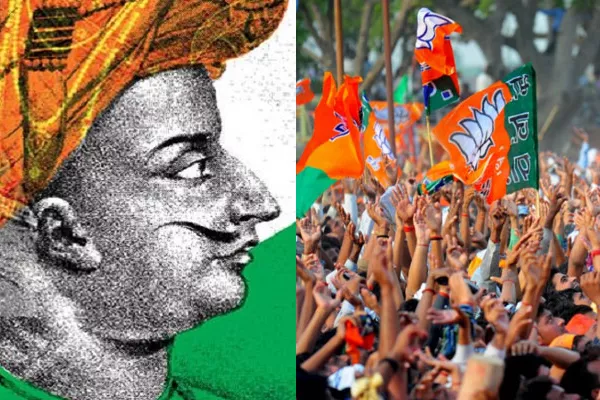 war words between BJP Congress over Tippu Sultan and Hindutva - Sakshi