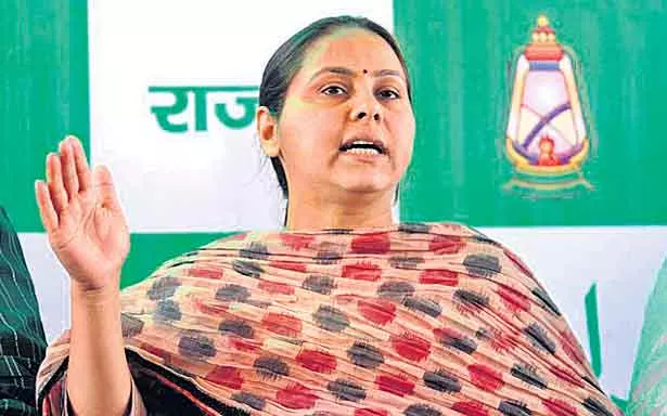 ED files chargesheet against Misa Bharti, husband in money laundering case - Sakshi