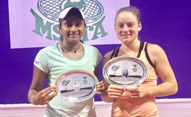 Pranjala Yadlapalli emerge runner-up in ITF tennis tournament - Sakshi