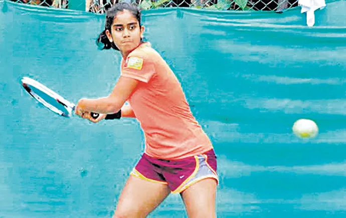 sai dedeepya enters quarters of AITA womens tourney - Sakshi