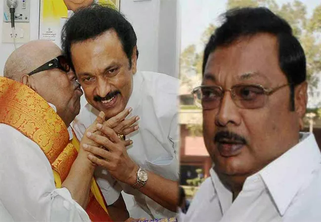 mk alagiri fires on dmk leader stalin - Sakshi