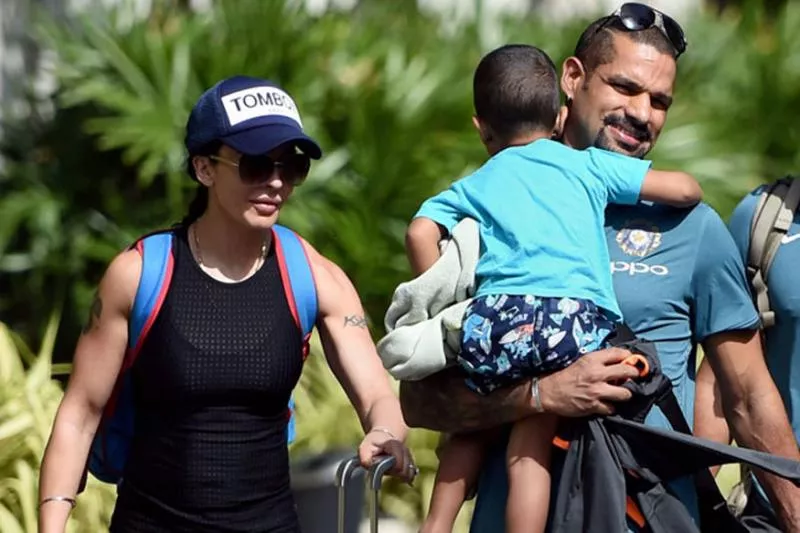  Shikhar Dhawan's Family Not Allowed to Board Flight to SA - Sakshi