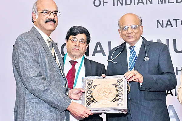 Dr. Nageshwar Reddy is the IMA's Lifetime Achievement Award - Sakshi