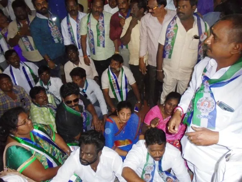 tdp leader Counselor Nandamuri Anjaneyulu attack on ysrcp Convener - Sakshi