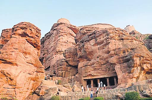 Beautiful Badami Caves - Sakshi