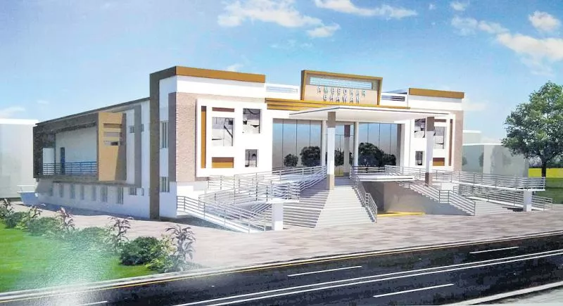 Final designs of Ambedkar Bhavan - Sakshi