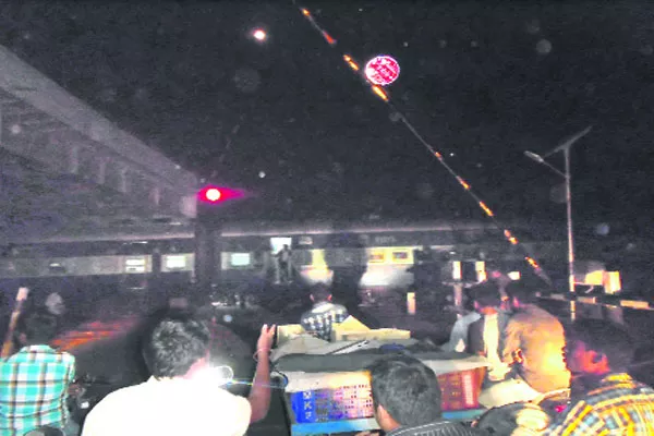 DCM collapse with Railway Gate - Sakshi