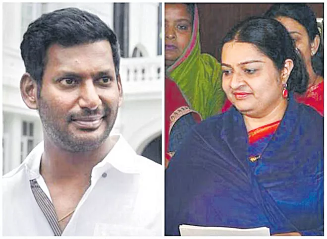 EC accepts nomination papers of actor Vishal after first rejecting them - Sakshi