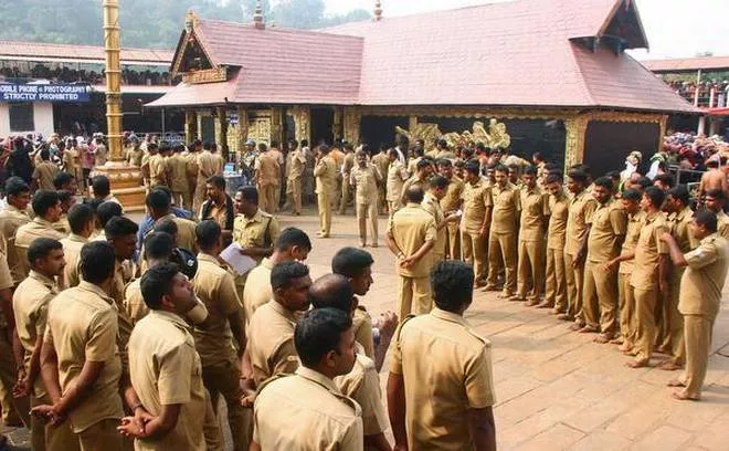 Sabarimala under tight security - Sakshi