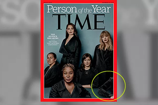 mysterious woman on Time Magazine Cover Page - Sakshi