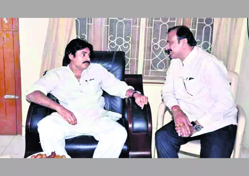 TDP MLA Badeti Bujji Meet Pawankalyan - Sakshi