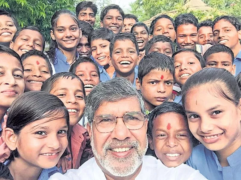 Today is Satyarthi's birthday - Sakshi