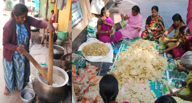 papads export to abroad from karnataka - Sakshi