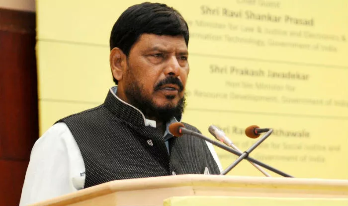 Central Minister Ramdas Athawale Says 25 per cent reservation Give  to upper castes - Sakshi