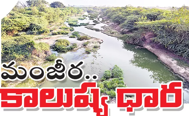 Manjira river faces pollution threat from nakkavagu chemicals - Sakshi