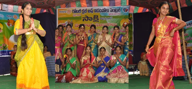 telugu ammayi Competitions in Nidadavolu - Sakshi