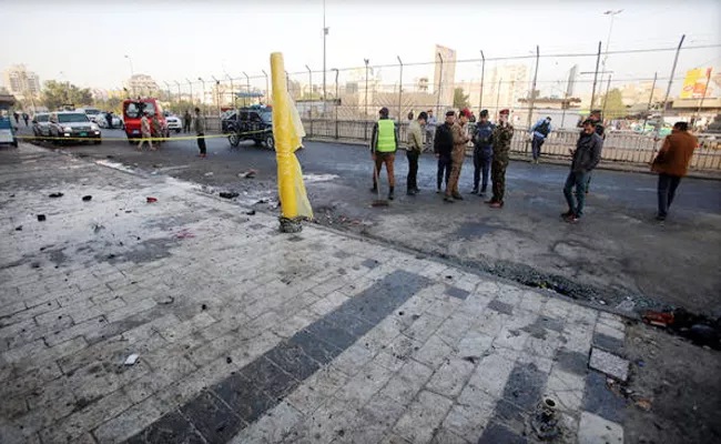 16 killed, 65 wounded in double suicide bombing in Baghdad - Sakshi