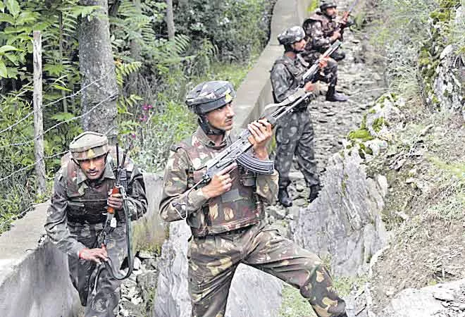 7 Jaish Terrorists, Trying To Cross Jhelum In Boat, Killed In Kashmir's Uri - Sakshi