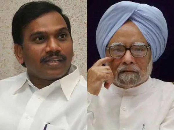 Andimuthu Raja questions Manmohan's 'palpable silence' on 2G policy - Sakshi