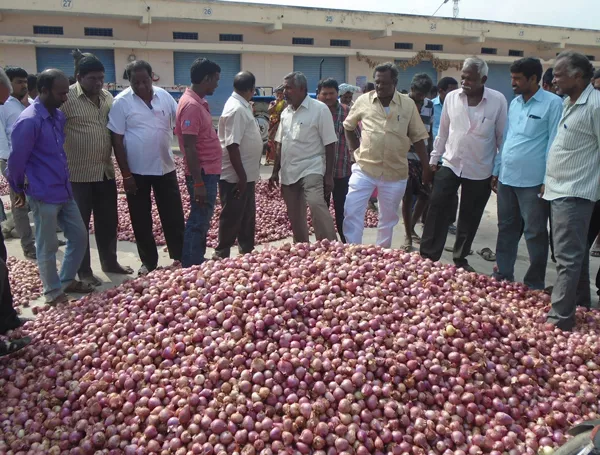 onion bussibness started in devarakadra - Sakshi