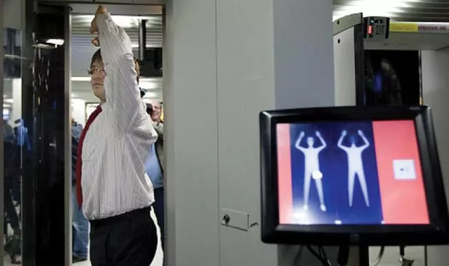 body scanners in airports - Sakshi