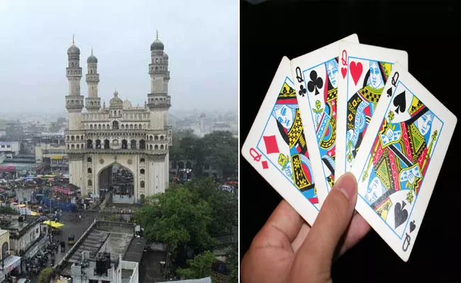 police busted high tech cards playing gand - Sakshi