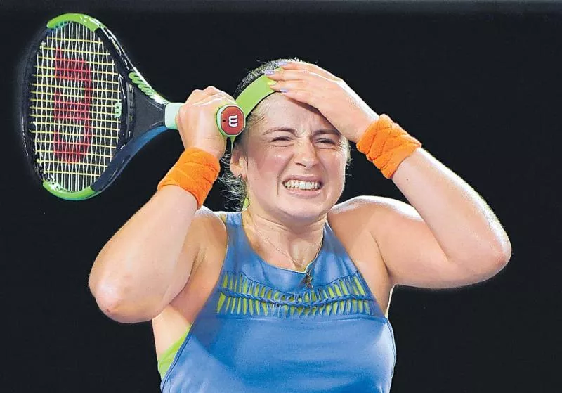 Ostapenko out of Australian Open - Sakshi