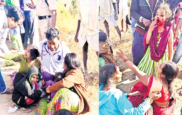 car jumped into culvert bridge - Sakshi