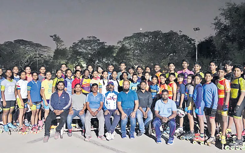 national skating camp ends - Sakshi