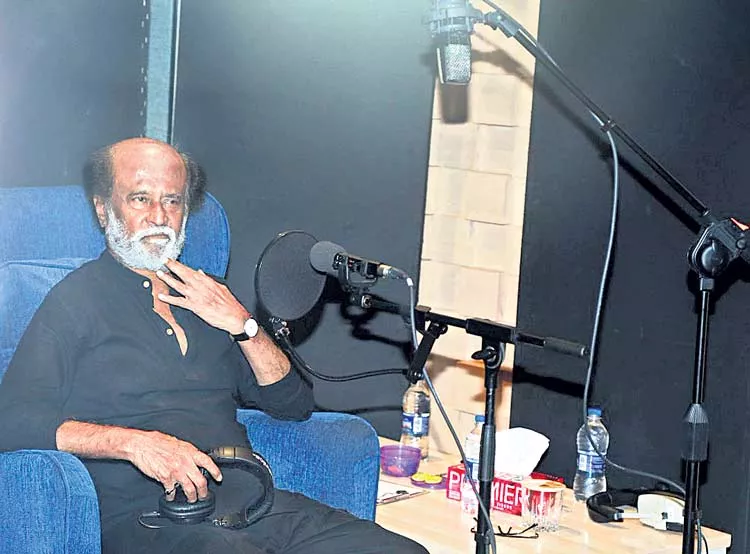 Rajinikanth starts dubbing for `Kaala` - Sakshi