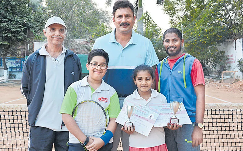 sanvi gets double titles - Sakshi